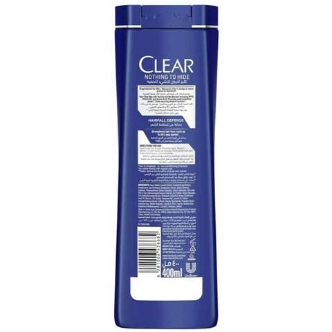 Clear Men&#39;s Anti-Dandruff Shampoo  Hair Fall Defence  400ml