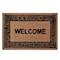 AE Natural PVC &amp; Coir &quot;Welcome&quot; Patterned Border - 40 x 60cm