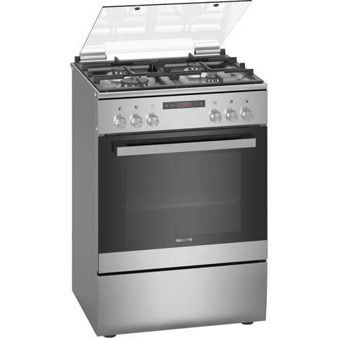 Siemens 4 Burner Electric Cooker HX8P3AE50M Silver 60cm