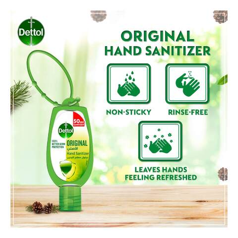 Dettol Original Anti-Bacterial Hand Sanitizer 50ml