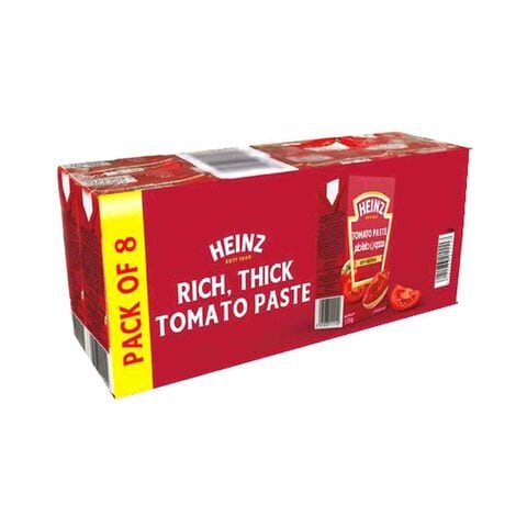 Buy Heinz Rich And Thick Tomato Paste 135g Pack of 8 in UAE