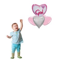 BABY GIRL MULTICOLOUR FOIL BALLOON IN 16 INCH SIZE FOR PARTY DECORATION