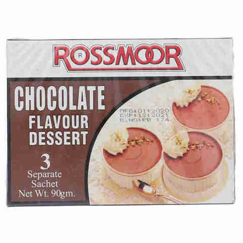 Ross Moor Chocolate Flavour Dessert 3 Separate Sachet 90 gr
