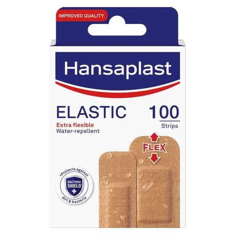 Hansaplast Elastic Plasters Extra Flexible And Breathable Strips 100 PCS