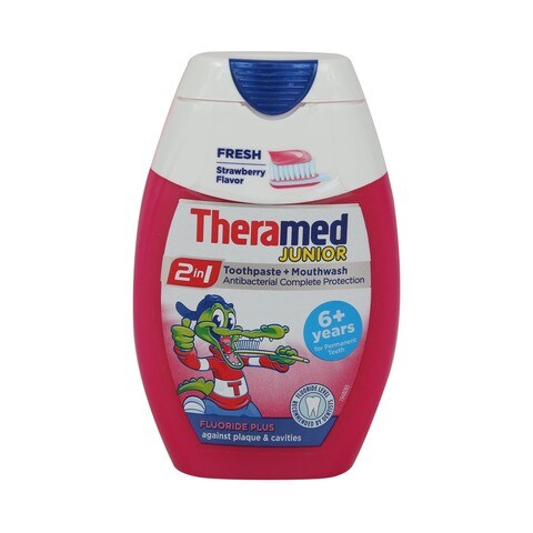 Theramed Junior 2 In 1 Toothpaste + Mouthrinse 75ml