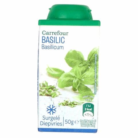 Buy Carrefour Frozen Basil Herbs 50g Online Shop Frozen Food on