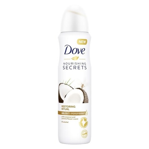 Vergissing Malaise Encommium Buy Dove Nourishing Secrets Spray Deodorant, Coconut & Jasmine - 150 ml  Online - Shop Beauty & Personal Care on Carrefour Egypt