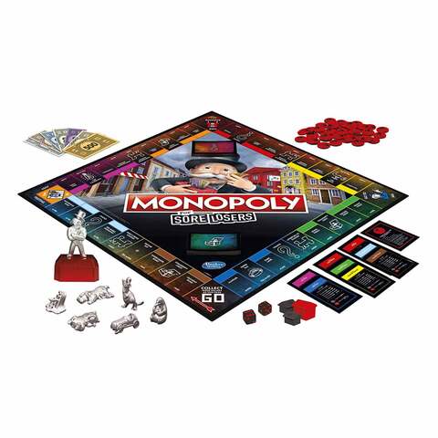 Buy Hasbro Gaming Monopoly E9972 For Sore Losers Board Game Online