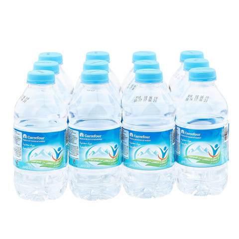 Carrefour Natural Mineral Water 330ml Pack of 12
