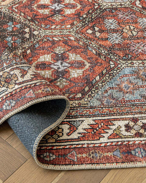 Carpet Vince Rosso 230 x 160 cm. Knot Home Decor Living Room Office Soft &amp; Non-slip Rug