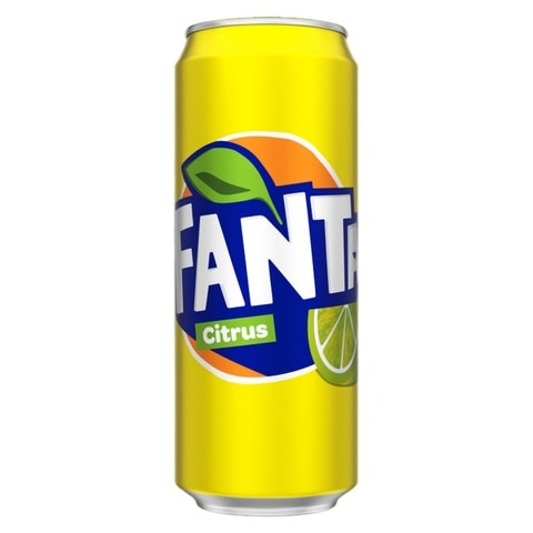 Fanta Citrus Carbonated Soft Drink Can 330ml