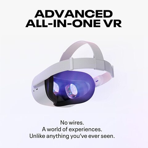 Oculus Quest 2 Advanced All-In-One Virtual Reality Headset, 64GB - White