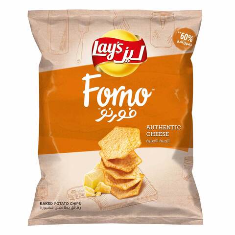 Lay&#39;s Forno Authentic Cheese, Baked Potato Chips, 40g