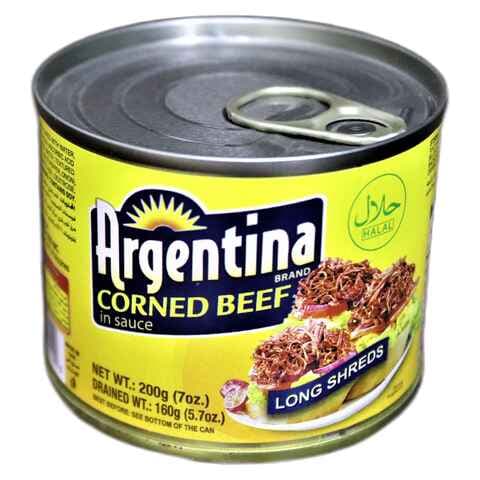 Argentina Long Shreds Corned Beef In Sauce 200g