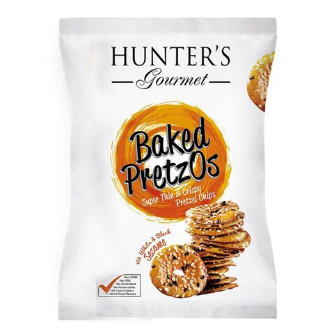 Hunters Gourmet Baked Pretzos With White And Black Sesame 180g price in ...