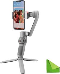 Zhiyun SMOOTH-Q3 Gimbal Stabilizer for Smartphone Android Cell Phone iPhone zhi yun Handheld Gimble Stick With Tripod Stand LED Fill Light for Tiktok YouTube Vlog Video Kit Face/Object Tracking