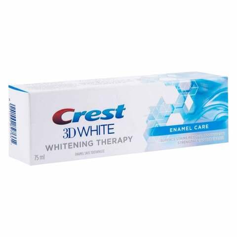 Buy Crest 3D White Whitening Therapy Enamel Care Fluoride Toothpaste 75ml in Kuwait