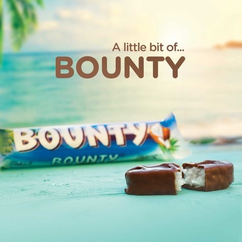 Bounty Milk Chocolate Bars 57g Pack Of 5