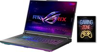 ASUS 2023 Latest ROG Strix G16 Gaming Laptop 16.1 &quot;FHD + 165Hz Core i7-13650HX 32GB RAM, 1TB SSD, NVIDIA GeForce RTX 4060 8GB Graphics RGB Backlit Eng Key WIN11 Gray With Neon Game Quotes