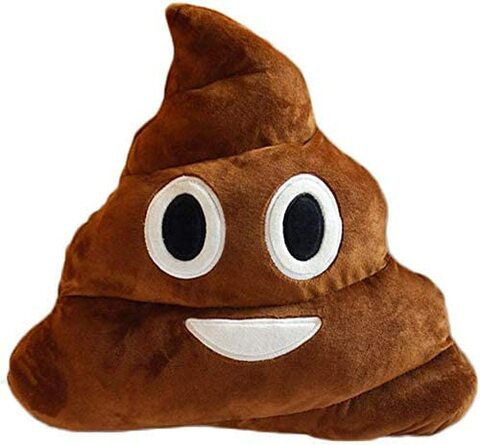 poop plush pillow