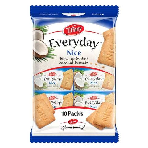 Tiffany Everyday Nice Sugar Sprinkled Coconut Biscuits 50g Pack of 12