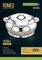 Royalford 2500ml Romeo Stainless Steel Hotpot- Rf11445 Food Grade Hot And Cold Hotpot With Double Wall Vacuum Insulation Firm Twist Lock To Keep Food Fresh For Long, Silver