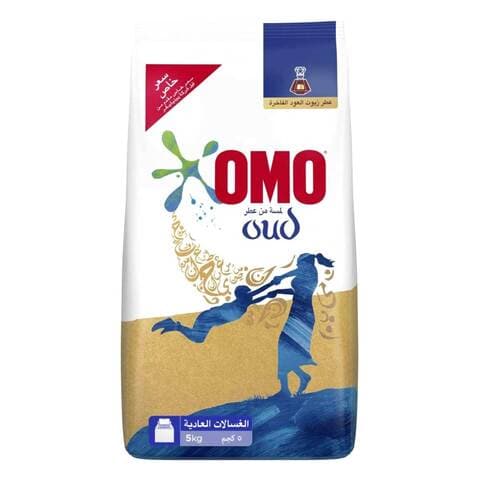 Buy OMO Active Laundry Detergent Powder with Comfort Oud 5 kg in Kuwait