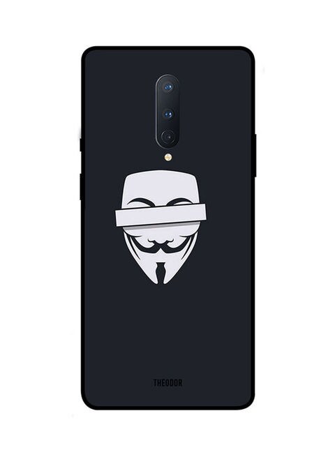 Theodor - Protective Case Cover For Oneplus 8 Black/White
