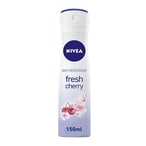 Buy NIVEA Antiperspirant Spray for Women, 48h Protection, Fresh Cherry Scent, 150ml in Saudi Arabia