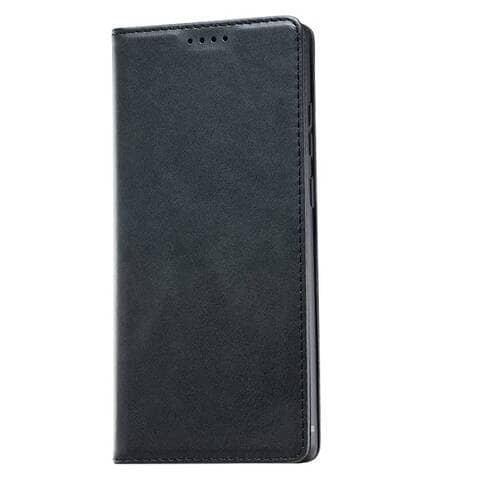 Samsung Galaxy Note 20 Ultra Leather Case, Premium PU Leather Cases Folio Flip Cover Black