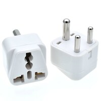 KKmoon-South African Switch Plug Converter Type M Plug Adapter Safe Grounded Small Travel Adapter Plug for South African/Indian Travel Power Plug Adapter Converter 0-10A 250V