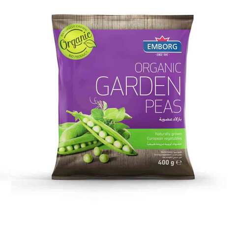 Emborg Frozen Organic Garden Green Peas 400g