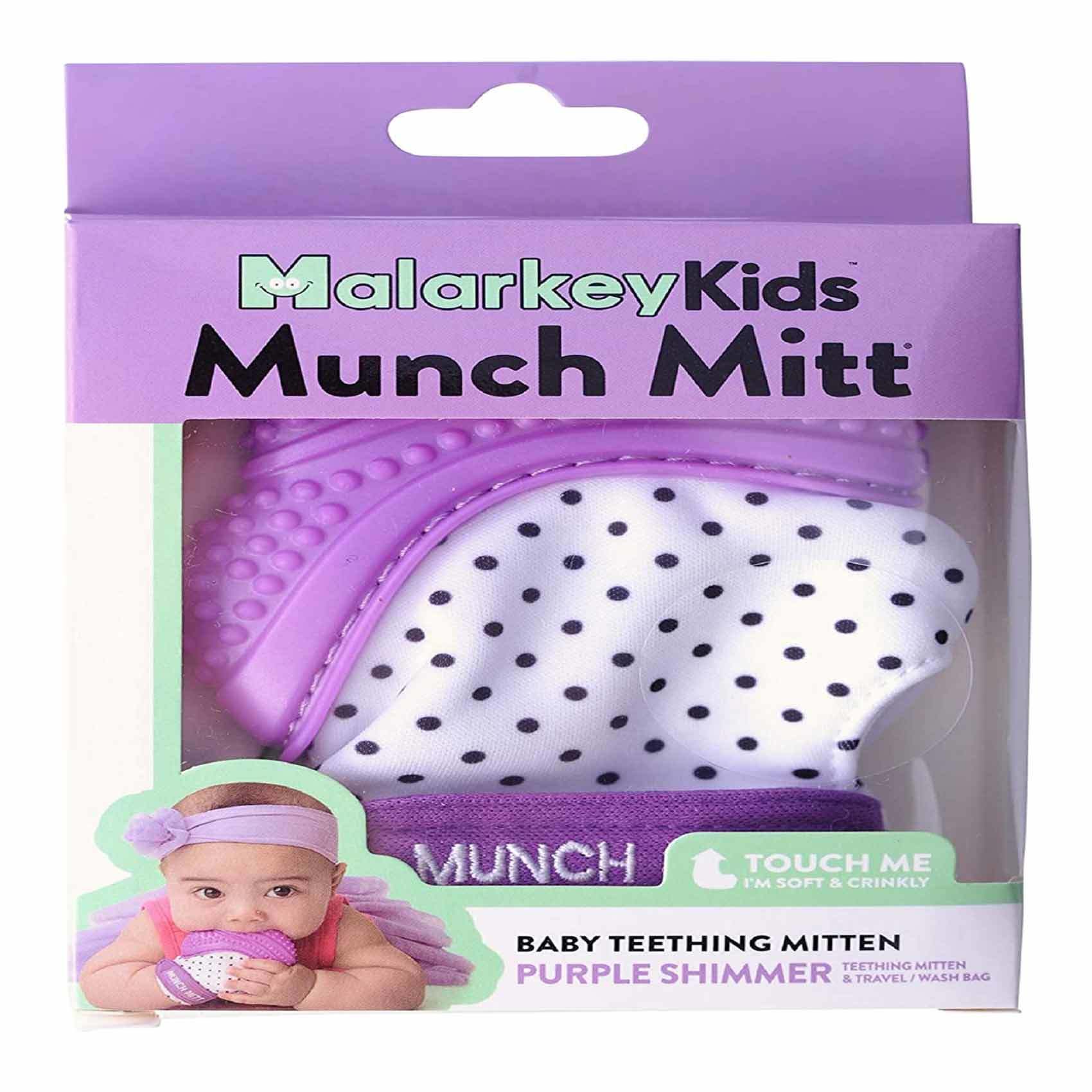 Buy Malarkey Munch Mitt Baby Teething Mitten MM02P Multicolour Online -  Shop Baby Products on Carrefour UAE