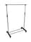 Generic Foldable Single Pole Cloth Hanger 132.54884443.18 Silver/Black