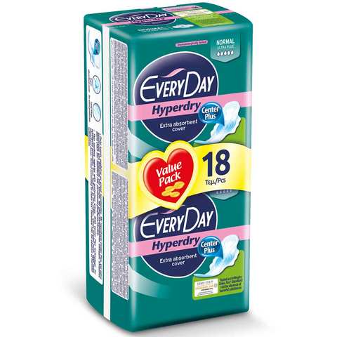 Everyday Women Pads Hyperdry Normal 18 Pads