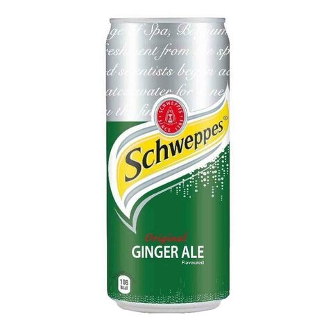 Schweppes Ginger Ale Carbonated Soft Drink 250ml