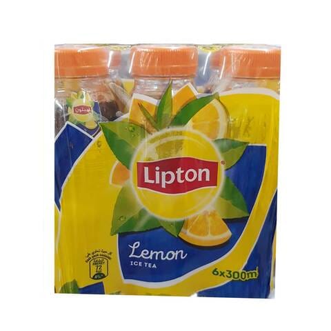 Lipton Ice Tea Lemon Can 300ml x Pack of 6