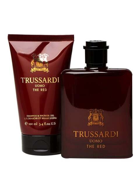 Buy Trussardi Uomo The Red Gift Set Of 2 Pieces EDT 100ml Shower