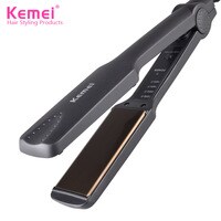 KEMEI-Kemei KM-329 Professional Hair Straightener Ceramic Heating Plate Hair Irons Styling Tools With Fast Warm-up Thermal Performance