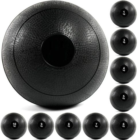 Max Strength Medicine Slam Rubber Balls MMA Fitness Strength Training No Bounce Ball Great For Core Training &amp; Cardio Workouts