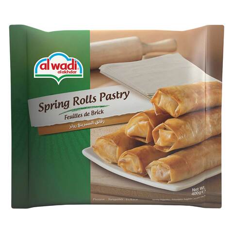 Buy Al Wadi Al Khdar Spring Rolls Pastry Sheets 400g in Kuwait