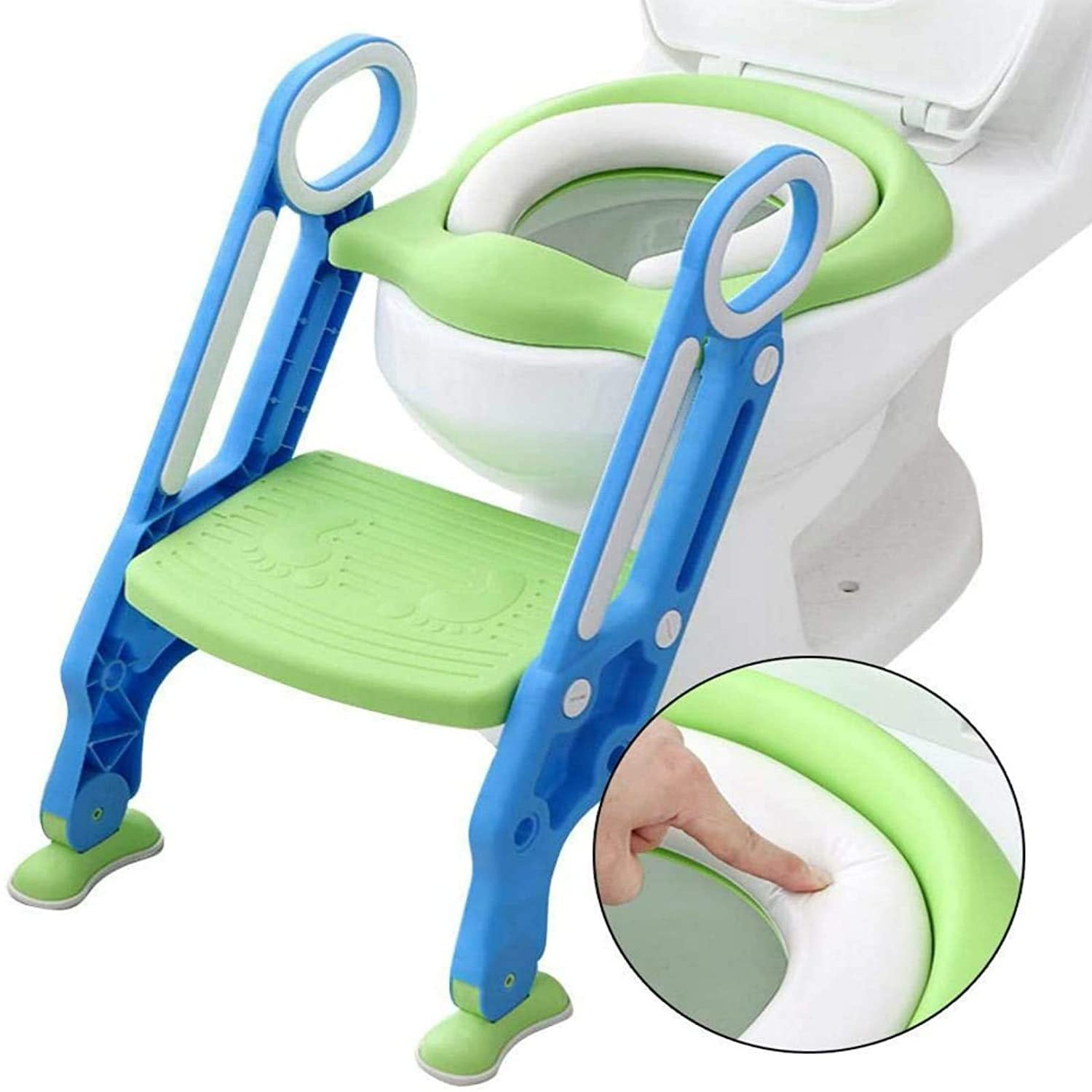 Buy Nusense Toddler Toilet Seat Step Potty Training Seats With Ladder For Kids With Protect Handle For Boys Girls Online Shop Stationery School Supplies On Carrefour Uae