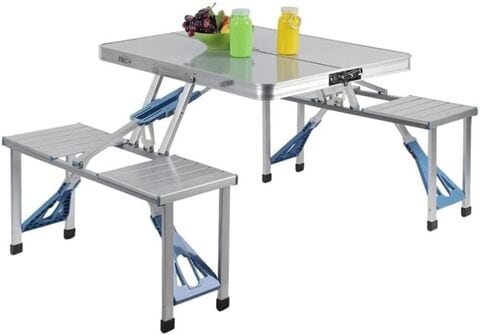 Picnic folding best sale table and chairs