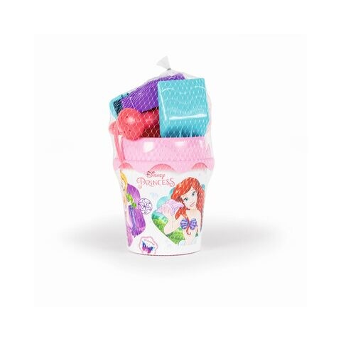 Smoby Disney Princess Printed Beach Bucket Multicolour 16cm Pack of 5