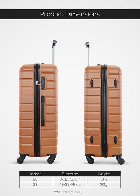 Hardcover store luggage set