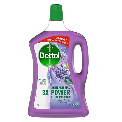 Dettol Anti Bacterial Floor Cleaner Lavender 3L And Lemon All Purpose Cleaner 500ml