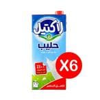 Buy Lactel Full Cream Milk - 1 Liter - Pack of 6 in Egypt