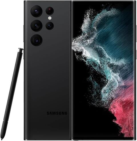 Samsung Galaxy S22 Ultra, Dual SIM, 12GB RAM, 256GB, 5G, Phantom Black - International Version