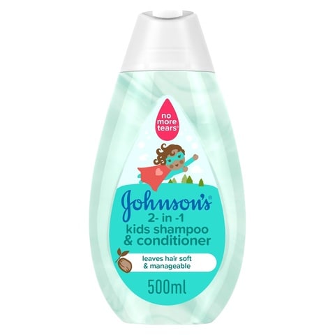 Johnson&#39;s 2-in-1 Kids Shampoo &amp; Conditioner 500ml