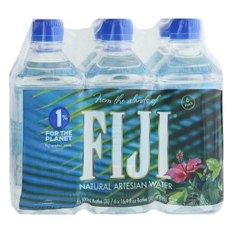 Fiji Bottled Natural Mineral Water 500mlx6 Pieces